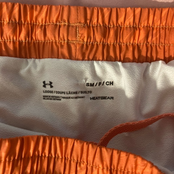 Under Armour Orange Athletic Shorts - Picture 3 of 3